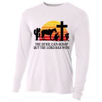 The Devil Can Scrap But The Lord Has Won Cooling Performance Long Sleeve Crew