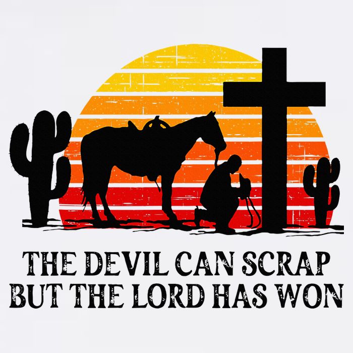 The Devil Can Scrap But The Lord Has Won Trucker Hat
