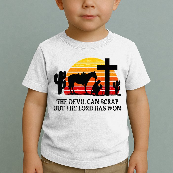 The Devil Can Scrap But The Lord Has Won Toddler T-Shirt