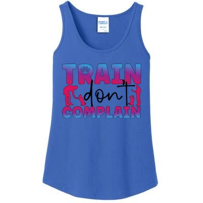 Train Don't Complain Dog Trainer Dog Training Gift Ladies Essential Tank