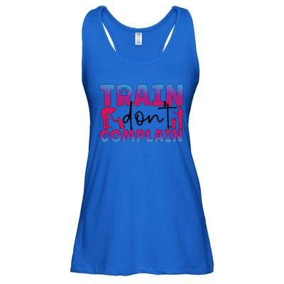 Train Don't Complain Dog Trainer Dog Training Gift Ladies Essential Flowy Tank