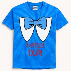 Tweedle Dum Costume Halloween Fairytale Character Premium Kids Tie-Dye T-Shirt