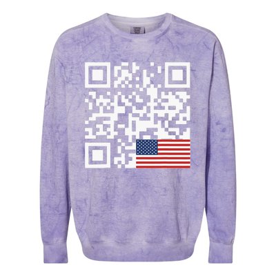 Trump Dancing Code Colorblast Crewneck Sweatshirt