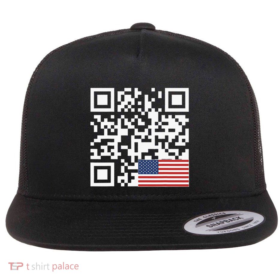 Trump Dancing Code Flat Bill Trucker Hat