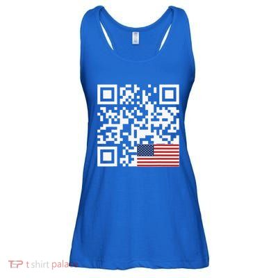 Trump Dancing Code Ladies Essential Flowy Tank