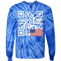 Trump Dancing Code Tie-Dye Long Sleeve Shirt