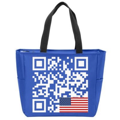 Trump Dancing Code Zip Tote Bag