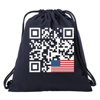 Trump Dancing Code Drawstring Bag