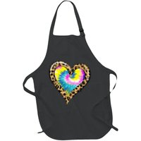 Tie Dye Colorful Cute Leopard Heart Love Hippie Apron
