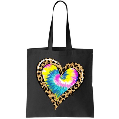 Tie Dye Colorful Cute Leopard Heart Love Hippie Bag