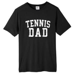 Tennis Dad Classic Bold Font FatherS Day Daddy Tall Fusion ChromaSoft Performance T-Shirt