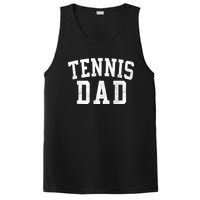 Tennis Dad Classic Bold Font FatherS Day Daddy PosiCharge Competitor Tank