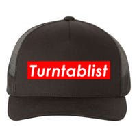 Turntablist Dj Costume For Vinyl Record Club Edm Music Dj Yupoong Adult 5-Panel Trucker Hat