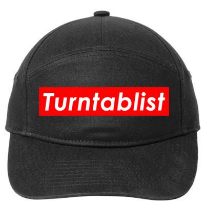 Turntablist Dj Costume For Vinyl Record Club Edm Music Dj 7-Panel Snapback Hat