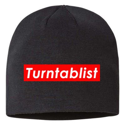 Turntablist Dj Costume For Vinyl Record Club Edm Music Dj Sustainable Beanie