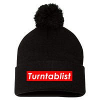 Turntablist Dj Costume For Vinyl Record Club Edm Music Dj Pom Pom 12in Knit Beanie