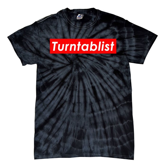 Turntablist Dj Costume For Vinyl Record Club Edm Music Dj Tie-Dye T-Shirt