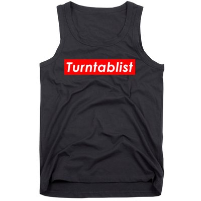 Turntablist Dj Costume For Vinyl Record Club Edm Music Dj Tank Top