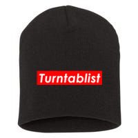 Turntablist Dj Costume For Vinyl Record Club Edm Music Dj Short Acrylic Beanie