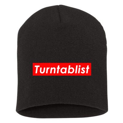 Turntablist Dj Costume For Vinyl Record Club Edm Music Dj Short Acrylic Beanie