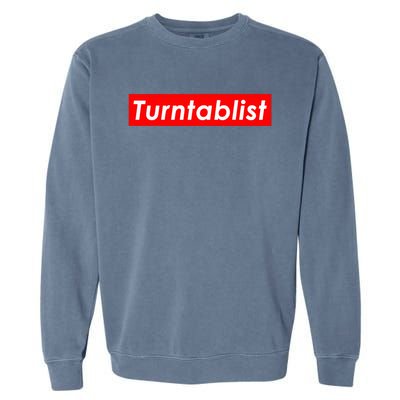 Turntablist Dj Costume For Vinyl Record Club Edm Music Dj Garment-Dyed Sweatshirt