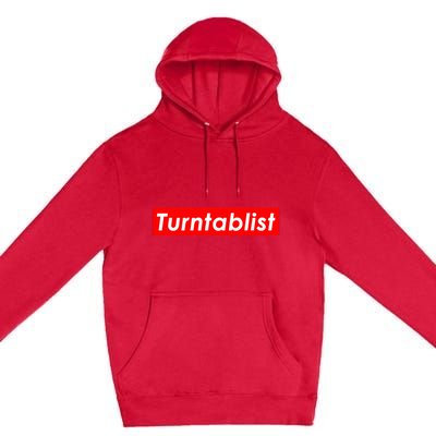 Turntablist Dj Costume For Vinyl Record Club Edm Music Dj Premium Pullover Hoodie