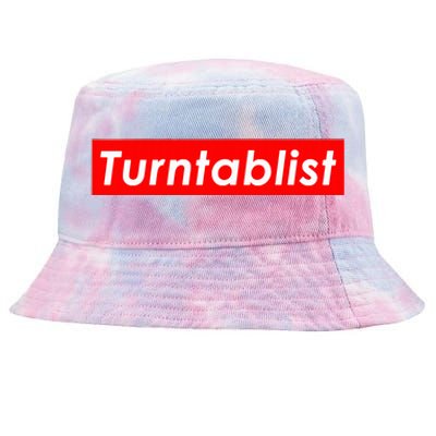 Turntablist Dj Costume For Vinyl Record Club Edm Music Dj Tie-Dyed Bucket Hat