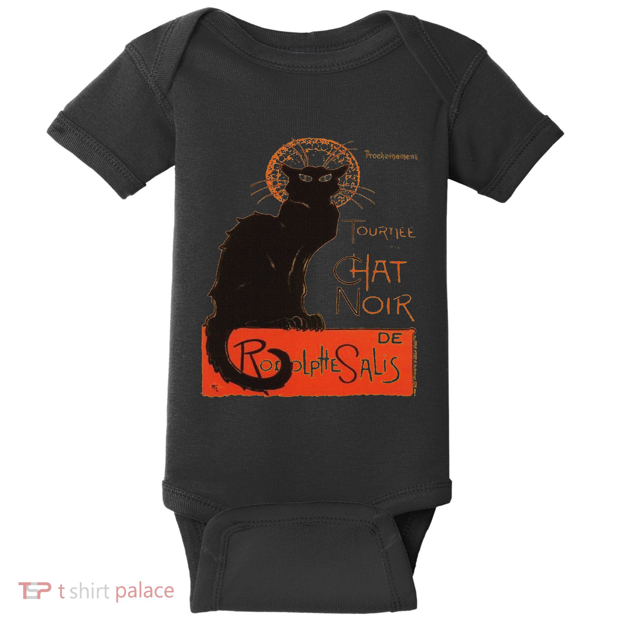 Tournee Du Chat Noir Paris Distressed V.E.C.T.O.R Baby Bodysuit