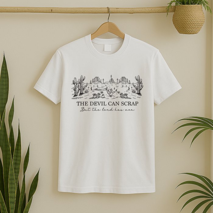 The Devil Can Scrap But The Lord Has Won Western T-Shirt