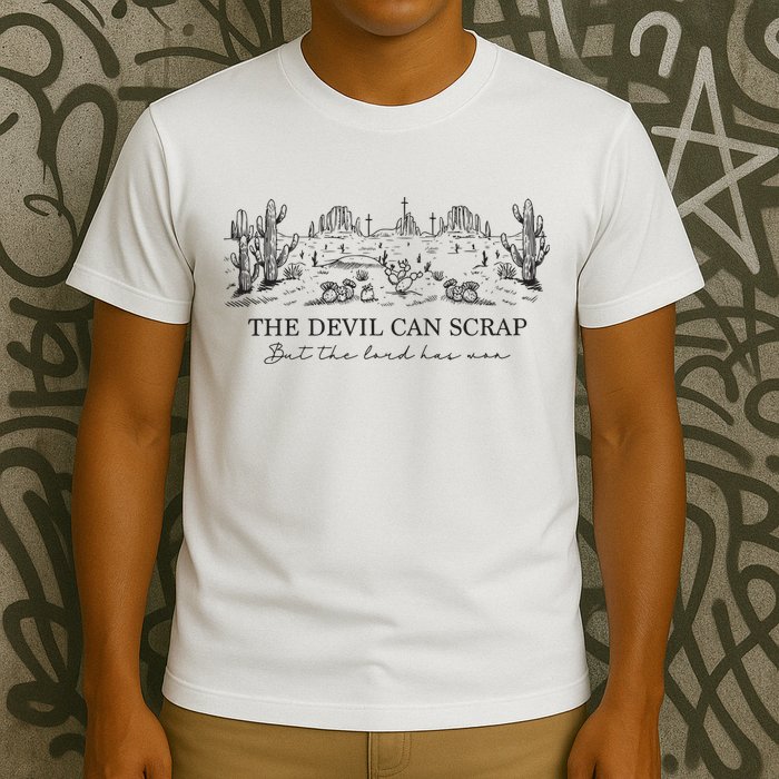 The Devil Can Scrap But The Lord Has Won Western T-Shirt