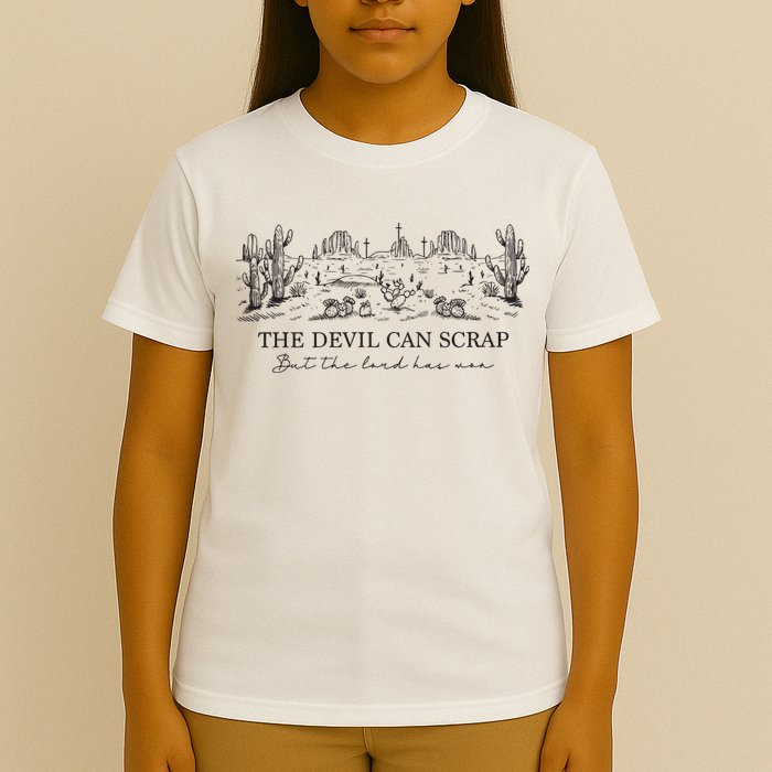 The Devil Can Scrap But The Lord Has Won Western T-Shirt