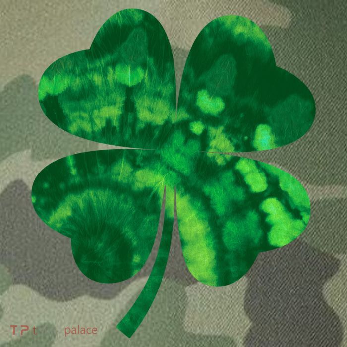 Tie Dye Clover St Patrick's Day Legacy Tie Dye Trucker Hat