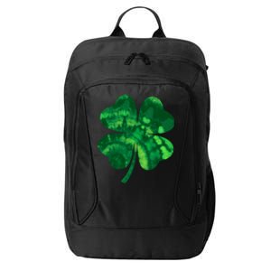 Tie Dye Clover St Patrick's Day City Backpack