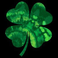 Tie Dye Clover St Patrick's Day 16oz Travel Tumbler