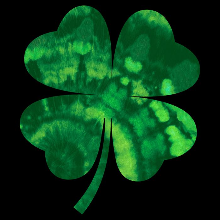 Tie Dye Clover St Patrick's Day 16oz Travel Tumbler
