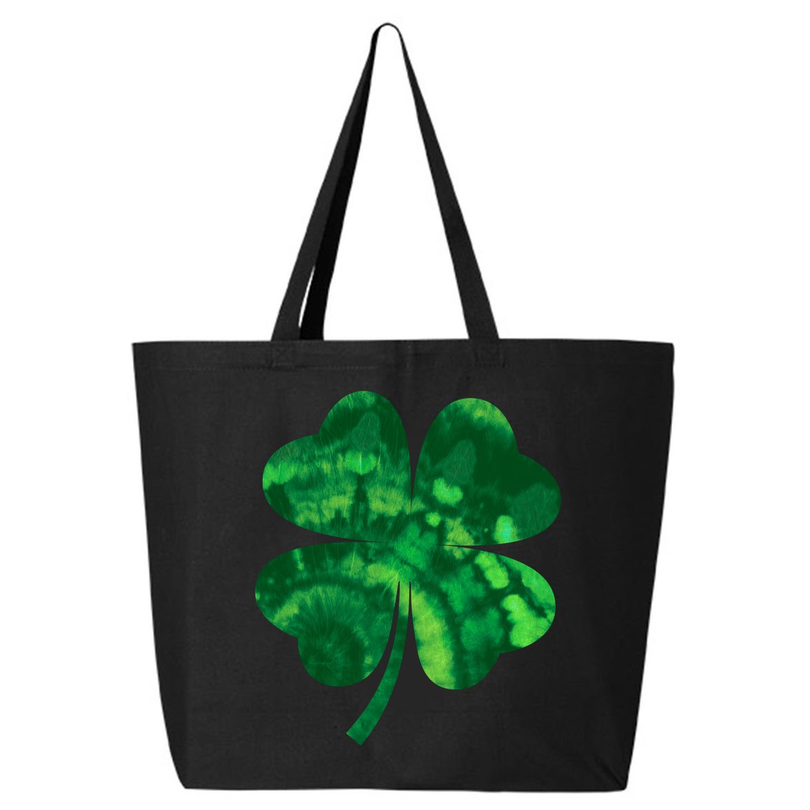 Tie Dye Clover St Patrick's Day 25L Jumbo Tote