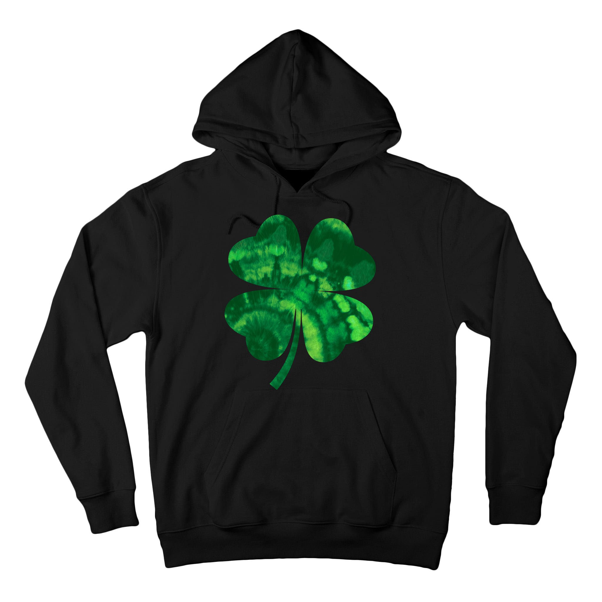 Tie Dye Clover St Patrick's Day Tall Hoodie