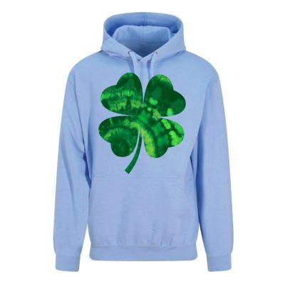 Tie Dye Clover St Patrick's Day Unisex Surf Hoodie