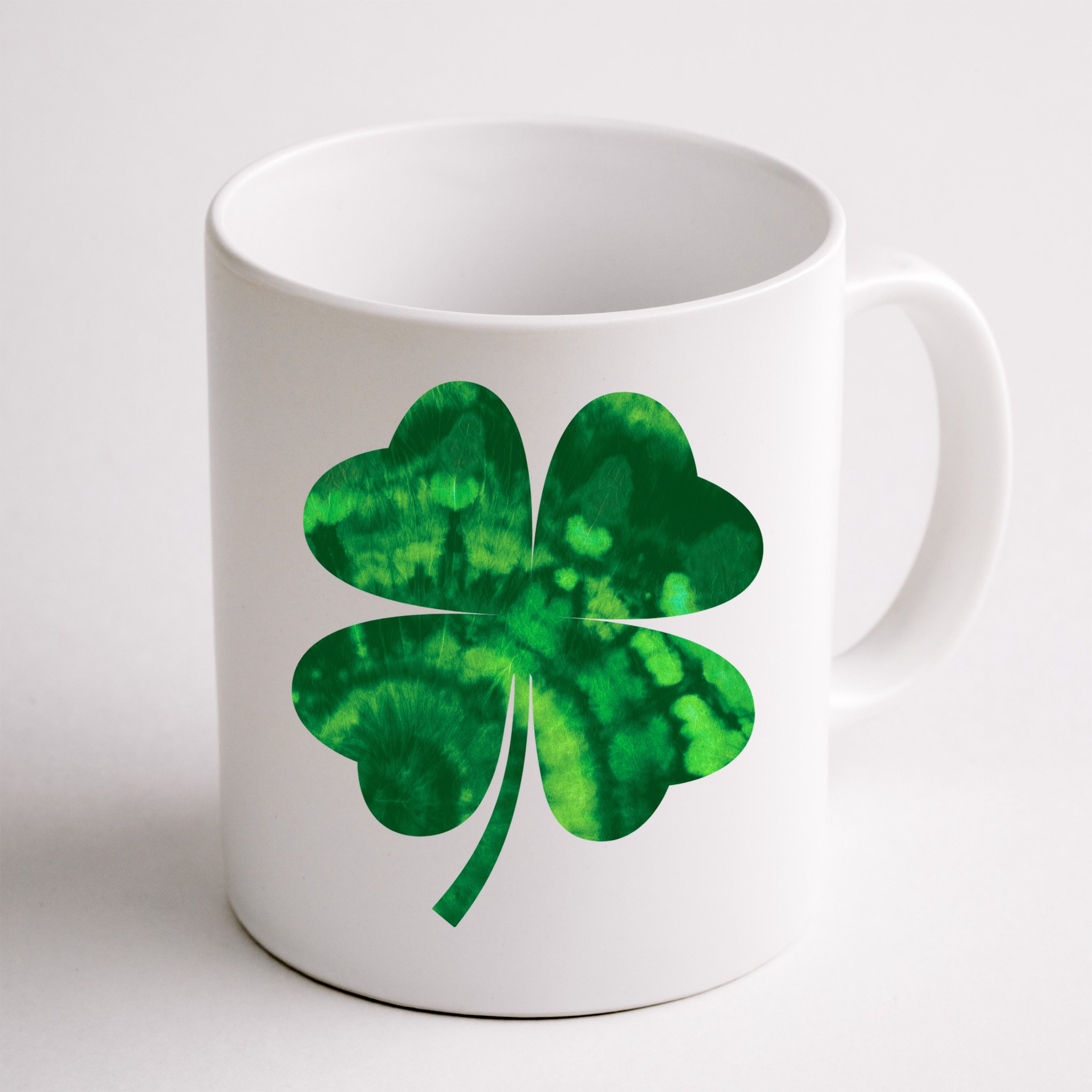 Tie Dye Clover St Patrick's Day Mug