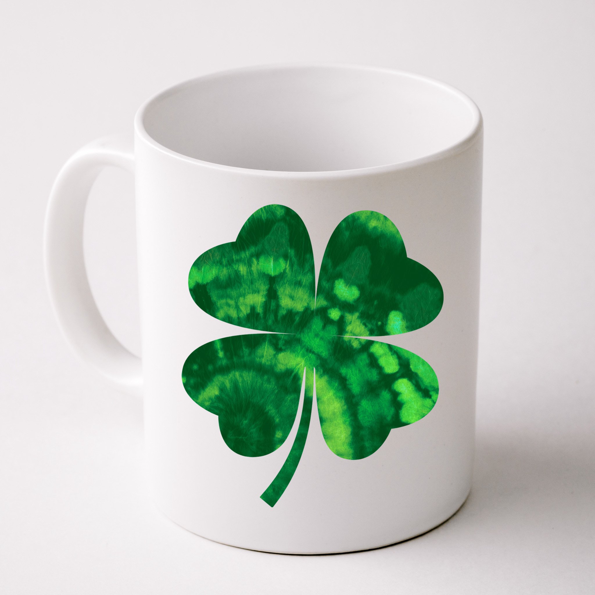 Tie Dye Clover St Patrick's Day Mug