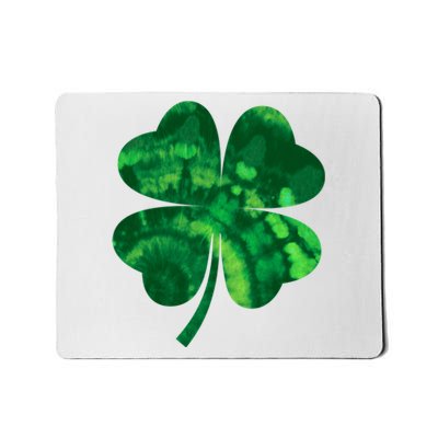 Tie Dye Clover St Patrick's Day Mousepad