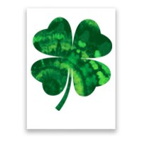 Tie Dye Clover St Patrick's Day Poster