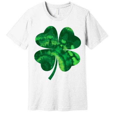 Tie Dye Clover St Patrick's Day Premium T-Shirt