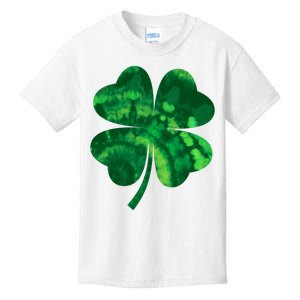 Tie Dye Clover St Patrick's Day Kids T-Shirt