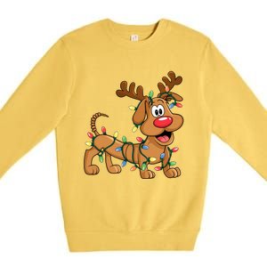 Toy Dog Christmas Matching Family Slinky Premium Crewneck Sweatshirt