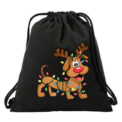 Toy Dog Christmas Matching Family Slinky Drawstring Bag