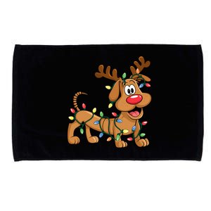 Toy Dog Christmas Matching Family Slinky Microfiber Hand Towel