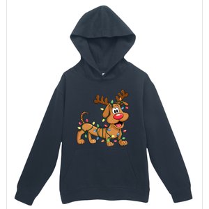 Toy Dog Christmas Matching Family Slinky Urban Pullover Hoodie