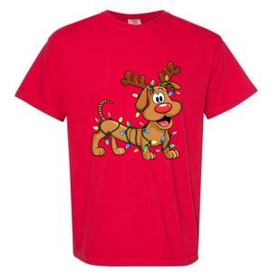 Toy Dog Christmas Matching Family Slinky Garment-Dyed Heavyweight T-Shirt