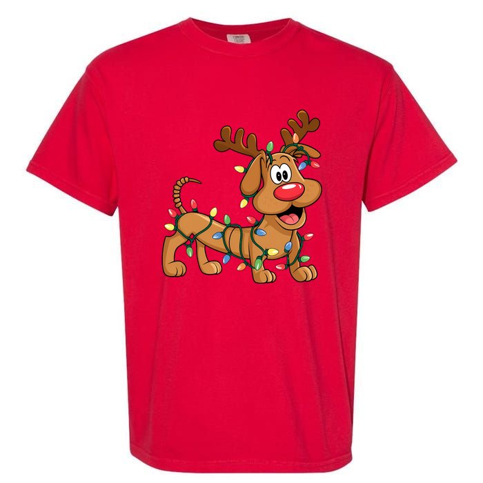 Toy Dog Christmas Matching Family Slinky Garment-Dyed Heavyweight T-Shirt